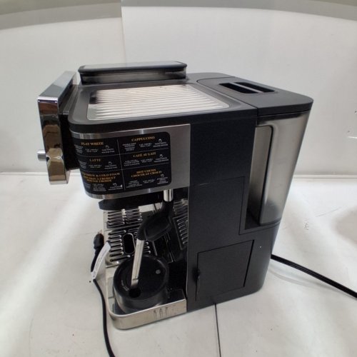 NINJA LUXE CAFE PRO SERIES ESPRESSO MACHINE - 4-IN-1 | INTEGRATED TAMPER | GRINDER | FROTHER - STAINLESS STEEL (MODEL: ES701C) image 6