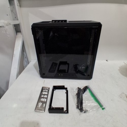 COOLER MASTER MASTERBOX COMPUTER CASE WITH COOLING FAN AND TRANSPARENT ACRYLIC SIDE PANEL - BLACK (MODEL: Q300L) image 2