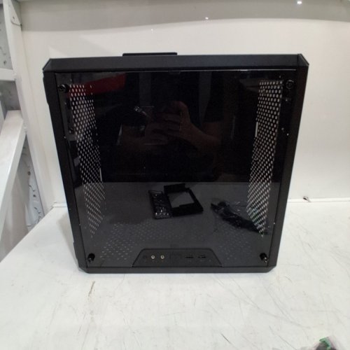 COOLER MASTER MASTERBOX COMPUTER CASE WITH COOLING FAN AND TRANSPARENT ACRYLIC SIDE PANEL - BLACK (MODEL: Q300L) image 3