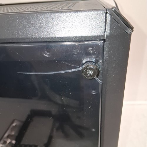 COOLER MASTER MASTERBOX COMPUTER CASE WITH COOLING FAN AND TRANSPARENT ACRYLIC SIDE PANEL - BLACK (MODEL: Q300L) image 6