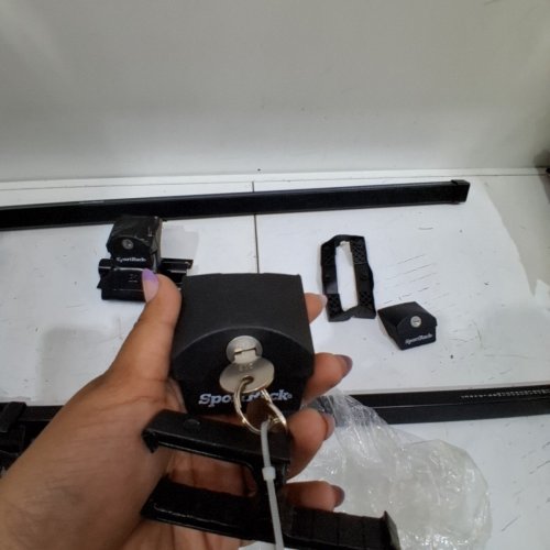SPORTRACK COMPLETE ROOF RACK ALL IN ONE SYSTEM EASY INSTILLATION - HOLDS UP TO 120LBS - BLACK (MODEL:SR1002) image 5