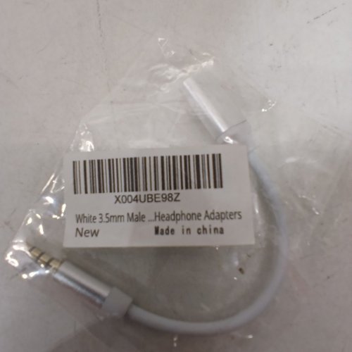 HEADPHONE ADAPTER - 3.5 MM TO USB-C - WHITE image 4