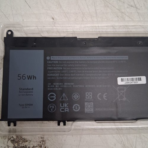 RECHARGEABLE LI-ION BATTERY REPLACEMENT FOR DELL LAPTOPS - 5.2V - BLACK (MODEL: AT03-33YDH) image 4