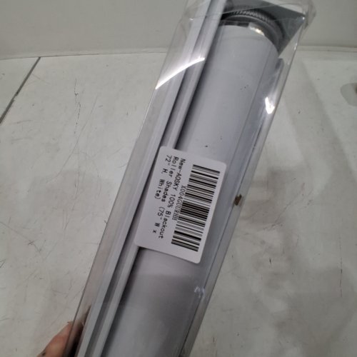 AOSKY CORDLESS BLACKOUT ROLLER SHADES- 75" W X 72" H- WHITE image 2