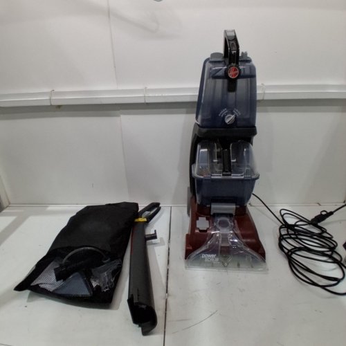 HOOVER POWERSCRUB DELUXE UPRIGHT CARPET CLEANER WITH SPIN SCRUB, MULTI‑DIRECTIONAL BRUSHES, DUAL‑TANK SYSTEM, HEAT FORCE RAPID‑DRY, AND AUTOMATIC DETERGENT MIXING - 20 FT CORD - (MODEL: FH50150VCD) image 3