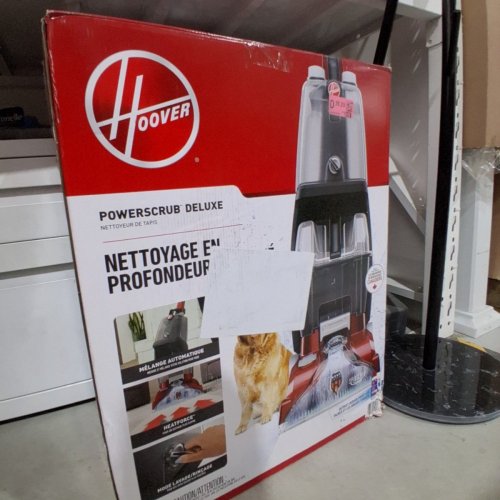 HOOVER POWERSCRUB DELUXE UPRIGHT CARPET CLEANER WITH SPIN SCRUB, MULTI‑DIRECTIONAL BRUSHES, DUAL‑TANK SYSTEM, HEAT FORCE RAPID‑DRY, AND AUTOMATIC DETERGENT MIXING - 20 FT CORD - (MODEL: FH50150VCD) image 7