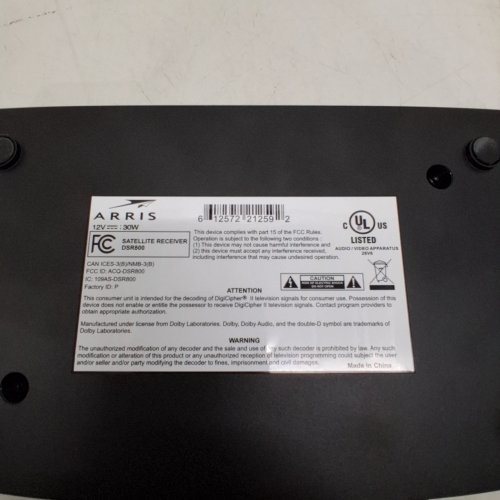 SHAW DIRECT ARRIS ESSENTIAL HD RECEIVER - 1080P AND 3D CAPABLE, UP TO 14 DAYS GUIDE INFORMATION, 8 USER PROFILES - BLACK (MODEL: DSRHD 800) image 8