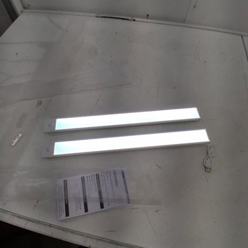 2PK UNDER CABINET MOTION SENSOR LIGHT - 16", WIRELESS - WHITE image 2