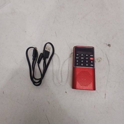 PRUNUS MINI PORTABLE POCKET FM RADIO MP3 WALKMAN RADIO WITH RECORDER - NO AM - RED 2026 UPDATE (MODEL: J-328) image 2