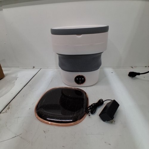 UNBRANDED FOLDABLE PORTABLE WASHING MACHINE -10L - GREY image 4