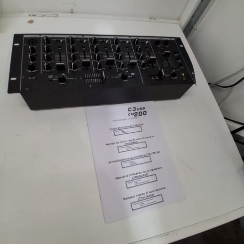 CM200 PROFESSIONAL AUDIO MIXER CONSOLE - 19" - BLACK image 5