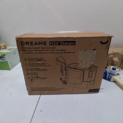DREAME PORTABLE CARPET SPOT CLEANER - 120 V, 1600W WASH MODE, 1000W STEAM MODE - BLACK (MODEL: HNR27A) image 8
