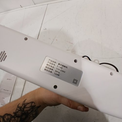 EASY STORAGE VACUUM SEALER - 120W - WHITE - (MODEL:F-168) image 3