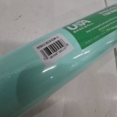 YOUTH RAWLINGS ICON USA BASEBALL BAT - 30" - 17OZ - TEAL/BLACK image 2