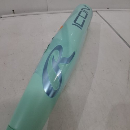 YOUTH RAWLINGS ICON USA BASEBALL BAT - 30" - 17OZ - TEAL/BLACK image 4
