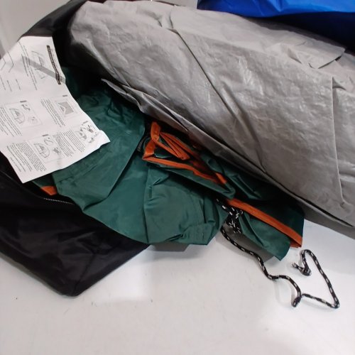 CAMPROS CP 6/8 PERSON FAMILY CAMPING TENT WITH TOP RAINFLY & CARRY BAG - WATERPROOF, WINDPROOF, MESH WINDOWS & DOOR, DOUBLE LAYER, ALL-SEASON DOME TENT - DARK GREEN (MODEL: CP-120976N) image 6