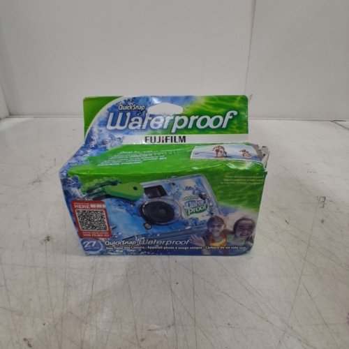 FUJIFILM QUICKSNAP WATERPROOF DISPOSABLE 800 CAMERA - 27 EXP - BLUE/GREEN image 2