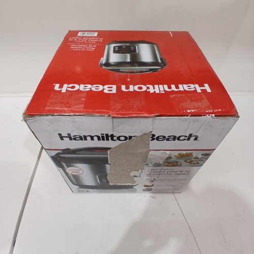 HAMILTON BEACH RICE & HOT CEREAL COOKER - 7-14 CUPS CAPACITY - STAINLESS STEEL (MODEL: 37549MNC) image 9