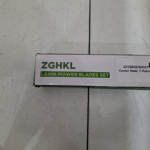 2PK ZGHKL HIGH LIFT MULCHING LAWN MOWER BLADES FIT 42" CUTTING DECKS, - 21 3/8" - BLACK (MODEL: GX22151) image 6