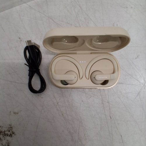 HEYDAY TRUE WIRELESS SPORT EARBUDS WITH CASE - BEIGE image 2