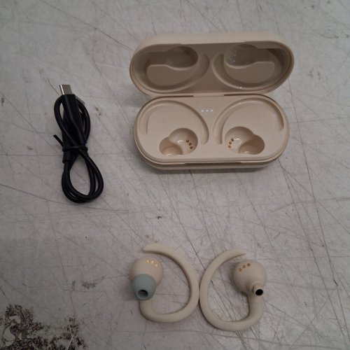 HEYDAY TRUE WIRELESS SPORT EARBUDS WITH CASE - BEIGE image 3