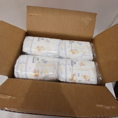 84PK HUGGIES LITTLE SNUGGLERS DISPOSABLE BABY DIAPERS - NEWBORN - DISNEY WINNIE THE POOH image 2