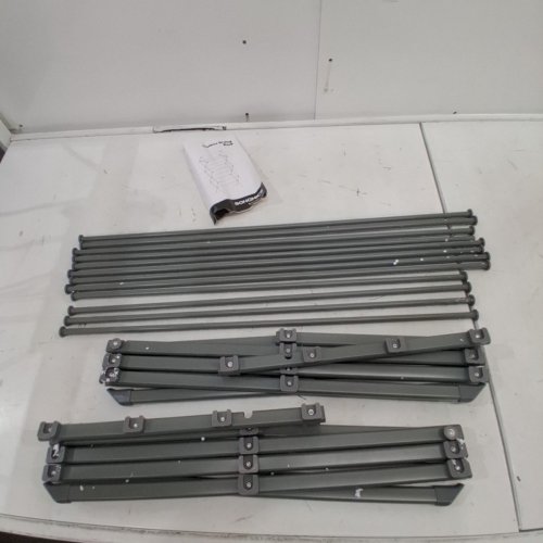 SONGMICS FOLDABLE CLOTHES DRYING RACK - 53" X 14.5" X 29.5" - GREY (MODEL: ULLR770G01) image 2
