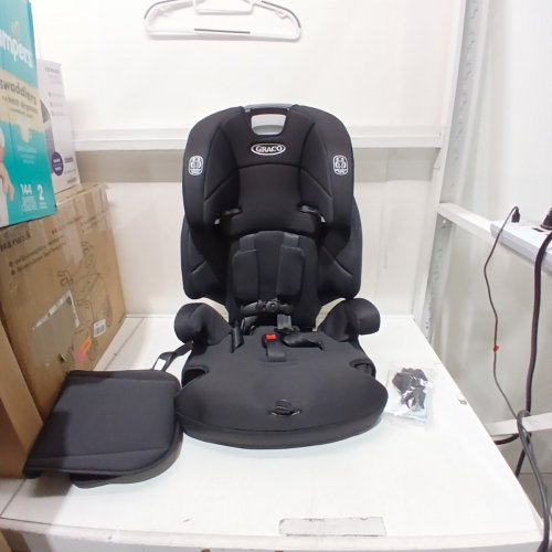 GRACO TRANZITIONS 3-IN-1 HARNESS/HIGHBACK/BACKLESS BOOSTER CAR SEAT - 100LBS MAX/CAP - PROOF/BLACK (MODEL: 2035724) image 3
