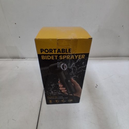 FCSJOST PORTABLE TRAVEL BIDET, 2.5L WATER TANK | 1800MAH BATTERY - BLACK (MODEL: JP121-PB-925C) image 7