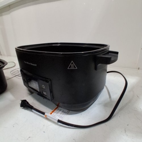 HAMILTON BEACH 9-IN-1 SEARING SLOW COOKER - 6 QT - 1350W - BLACK (MODEL: 33604) image 7