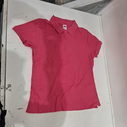 WOMEN'S FRUIT OF THE LOOM POLO SHIRT - EXTRA LARGE - PINK image 2