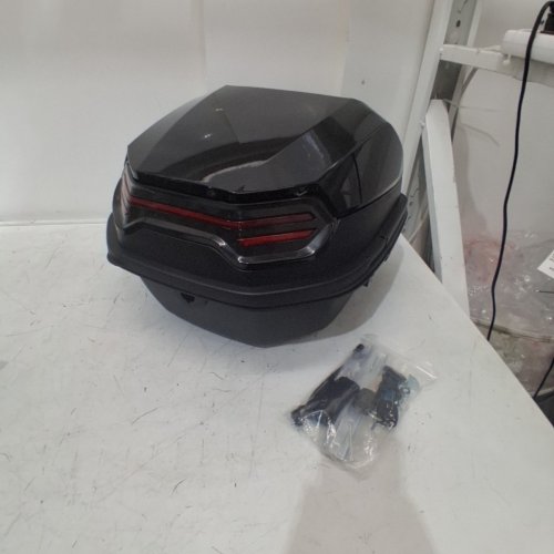 JOMRTS TOP CASE MOTORCYCLE/SCOOTER TAIL STORAGE BOX TRUNK - 35L - BLACK image 4