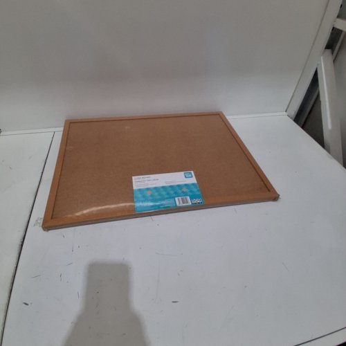 PEN+GEAR CORK BOARD WITH ACCESSORIES-17" X 23" - NATURAL WOOD image 3