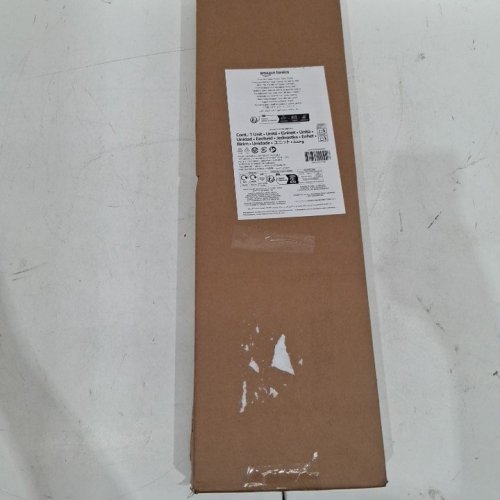 AMAZON BASICS OVER THE DOOR TOWEL RACK WITH HOOKS - 24" X 19" X 6" - BLACK image 3