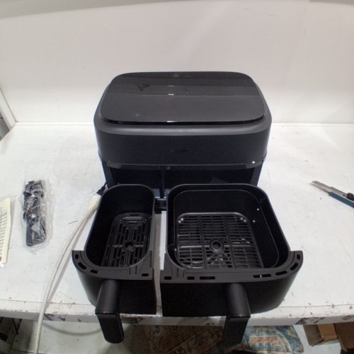 PHILIPS DUAL BASKET AIR FRYER 3000 SERIES - 8-IN-1 FUNCTIONS WITH 2 DRAWERS - 9L - BLACK (MODEL:‎NA350/00) image 3