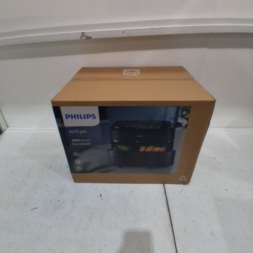 PHILIPS DUAL BASKET AIR FRYER 3000 SERIES - 8-IN-1 FUNCTIONS WITH 2 DRAWERS - 9L - BLACK (MODEL:‎NA350/00) image 6