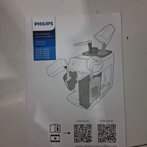 PHILIPS 2300 SERIES LATTEGO FULLY AUTOMATIC COFFEE & ESPRESSO MAKER WITH BUILT-IN MILK FROTHER & GRINDER - BLACK (MODEL: EP2330) image 10