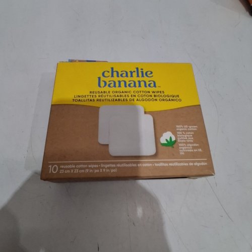 10PK CHARLIE BANANA ORGANIC REUSEABLE COTTON WIPES image 4