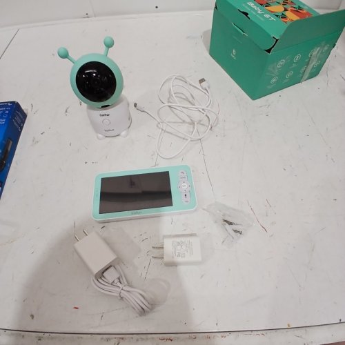 BOIFUN BABY VIDEO MONITOR - 5" DISPLAY, 360° CAMERA - GREEN, WHITE (MODEL: BABY 6T) image 8