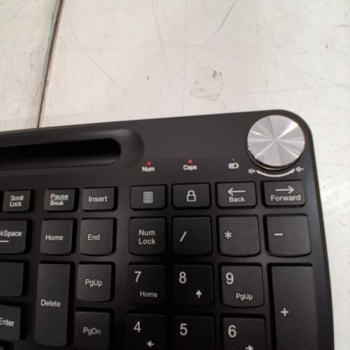 ERGONOMIC WIRELESS KEYBOARD AND MOUSE COMBO - FULL SIZE - BLACK (ITEM: X004054WNZ) image 3