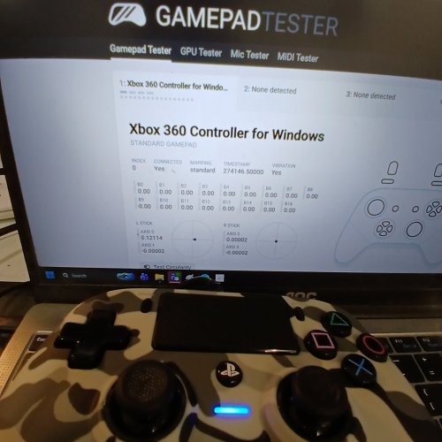 NACON OFFICIALLY LICENSED WIRED CONTROLLER FOR PLAYSTATION 4 - GREY CAMO (MODEL: BB4469) image 2