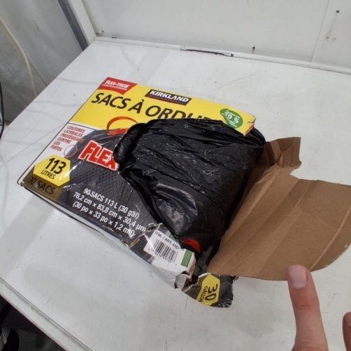 *APROX* 90PK KIRKLAND SIGNATURE FLEX-TECH GARBAGE BAGS - 30GAL - (MODEL: 4163716) image 2