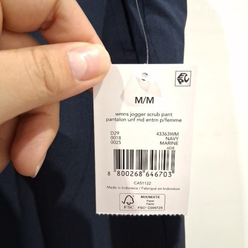 WOMEN'S GEORGE JOGGER SCRUB PANTS - MEDIUM - NAVY BLUE (STYLE: 43363WM) image 3