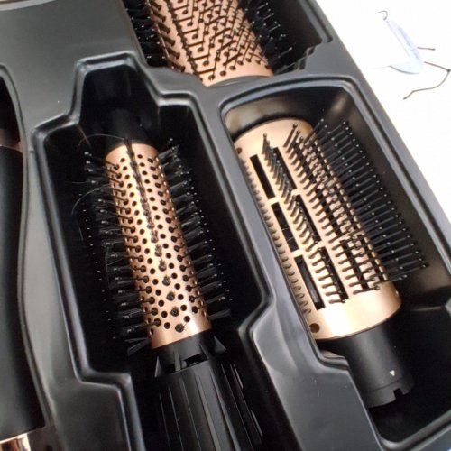 4-IN-1 HOT AIR BRUSH TOOL FOR STRAIGHTENING/CURLING/DRYING - PINK\BLACK image 4