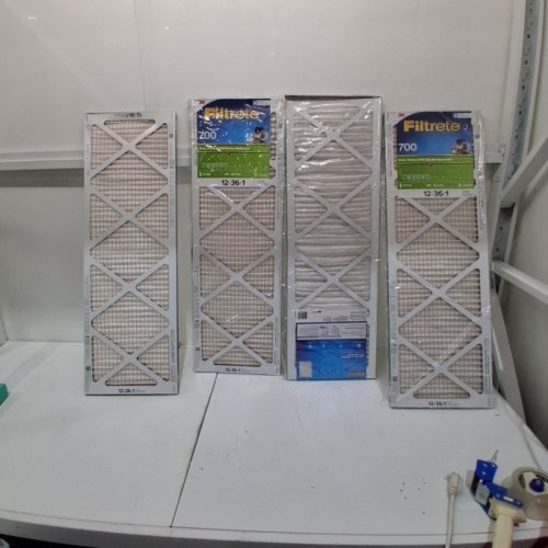 4PK FILTRETE MERV 8 AC FURNACE AIR FILTER - 12X36X1 - WHITE (MODEL: ‎ 714-4) image 3