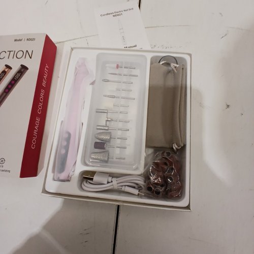 SNNYNYX CORDLESS ELECTRIC NAIL DRILL - PINK (MODEL: ND021) image 3