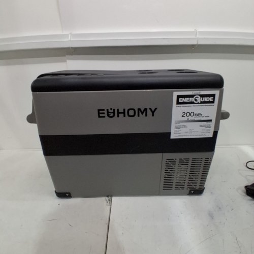 EUHOMY ELECTRIC COOLER CAR REFRIGERATOR WITH BLUETOOTH APP CONTROL - 12V/24V DC - 47QT - BLACK/GREY - (MODEL: CF-45)) image 3