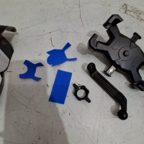 K-131 REAR VIEW STYLE PHONE MOUNT - UNIVERSAL FIT FOR BIKES/MOUNTAIN BIKES - BLUE/BLACK (MODEL : 09081619971937) image 3