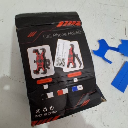 K-131 REAR VIEW STYLE PHONE MOUNT - UNIVERSAL FIT FOR BIKES/MOUNTAIN BIKES - BLUE/BLACK (MODEL : 09081619971937) image 4