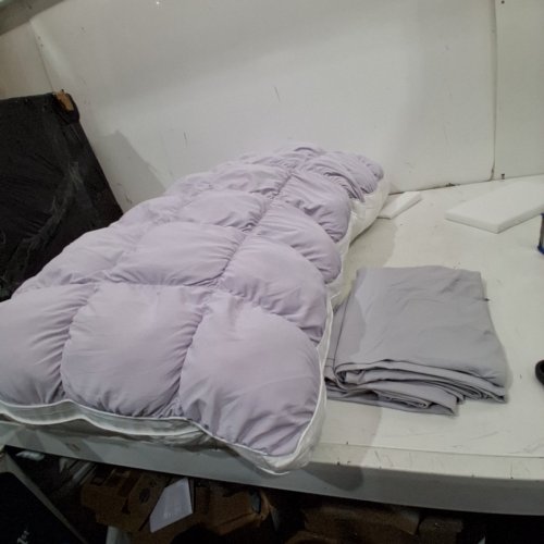 3PC MELLOW PUFF PILLOW WITH PILLOW CASES - KING - VIOLET image 2